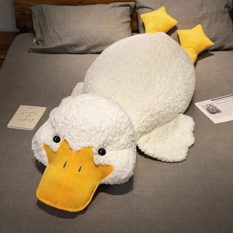 Witte Eend Knuffelkussen 55, 70 en 120 cm