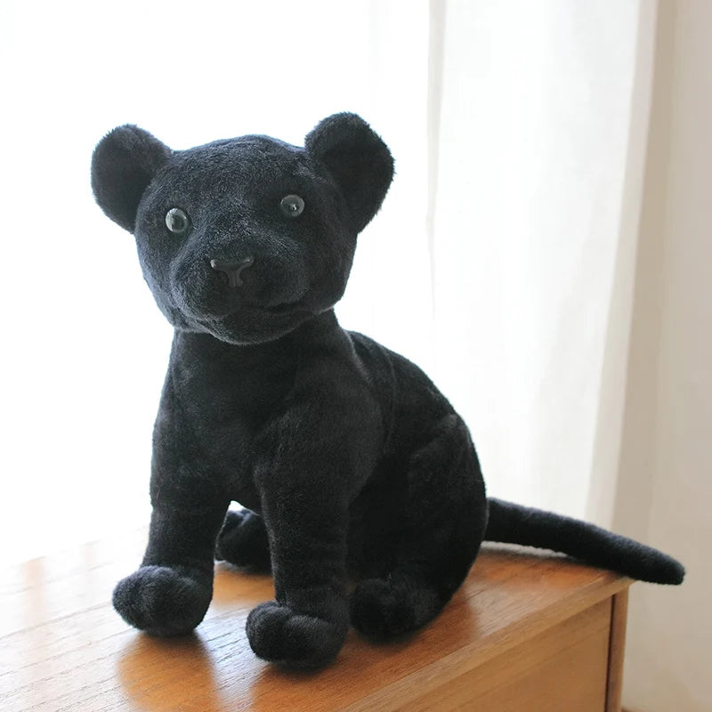 Realistische Leeuw of Panter Knuffel 23 tot 33 cm | Wilde Katten