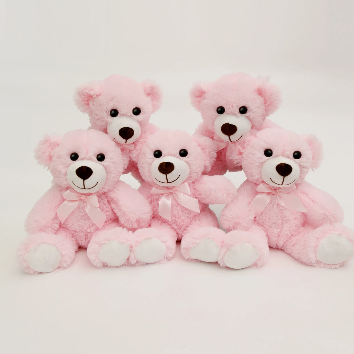 Set van 5 Teddyberen 35 cm | Knuffelbeer Cadeauset