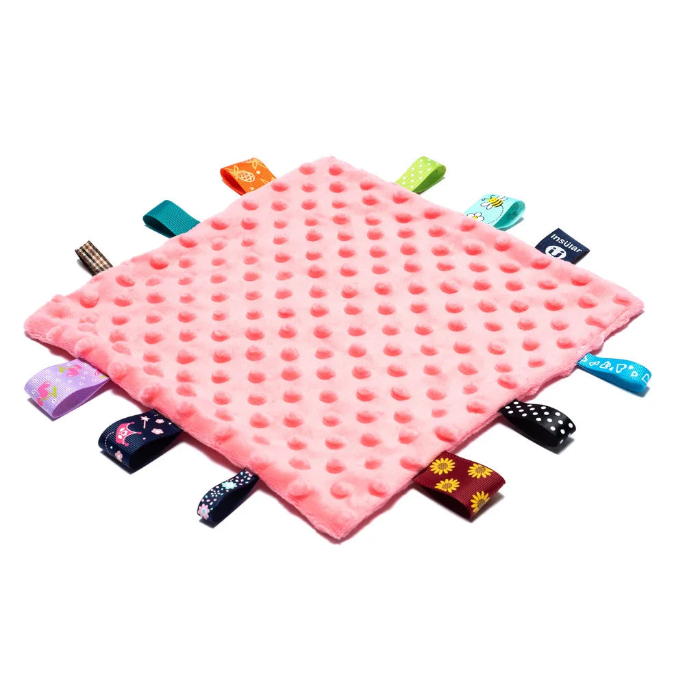Knuffeldoekje met Labeltjes | Zacht Babydoekje in 7 Kleuren