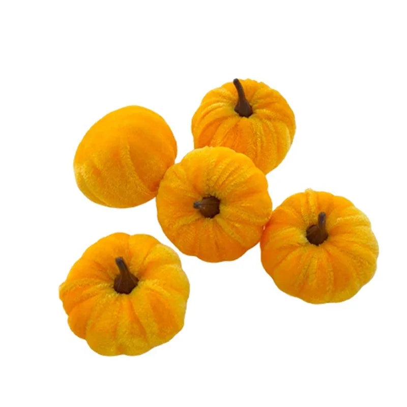 Pluche Pompoen Decoratie | Fluwelen Herfstpompoen