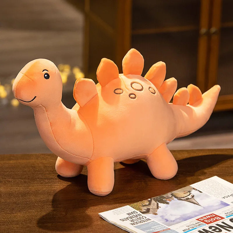Kleurrijke Dino Knuffel | Brontosaurus, Triceratops of Stegosaurus