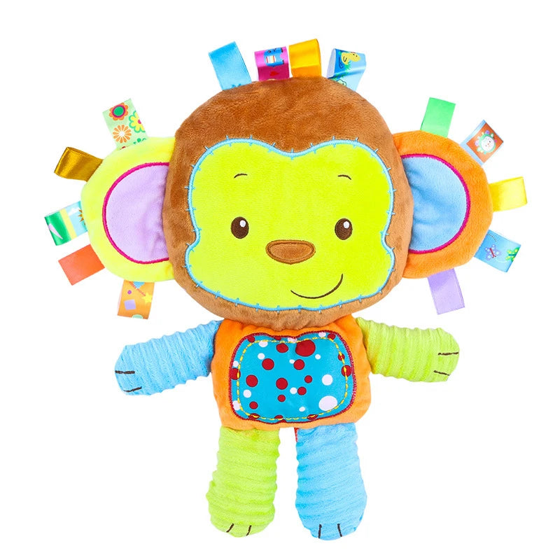 Olifant Babyknuffel met Labeltjes | Rammelaar en Belletje