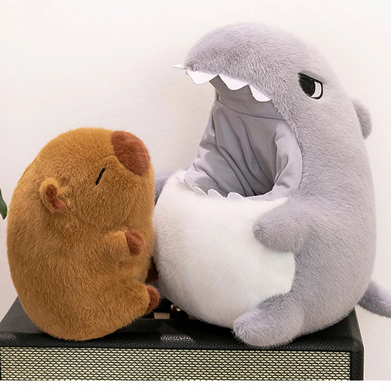 Krokodil Capybara Knuffel 30 cm | Grappig Duo