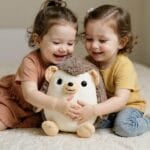 Bruine Knuffel Egel Zachte Vacht Compact Formaat De Knuffel