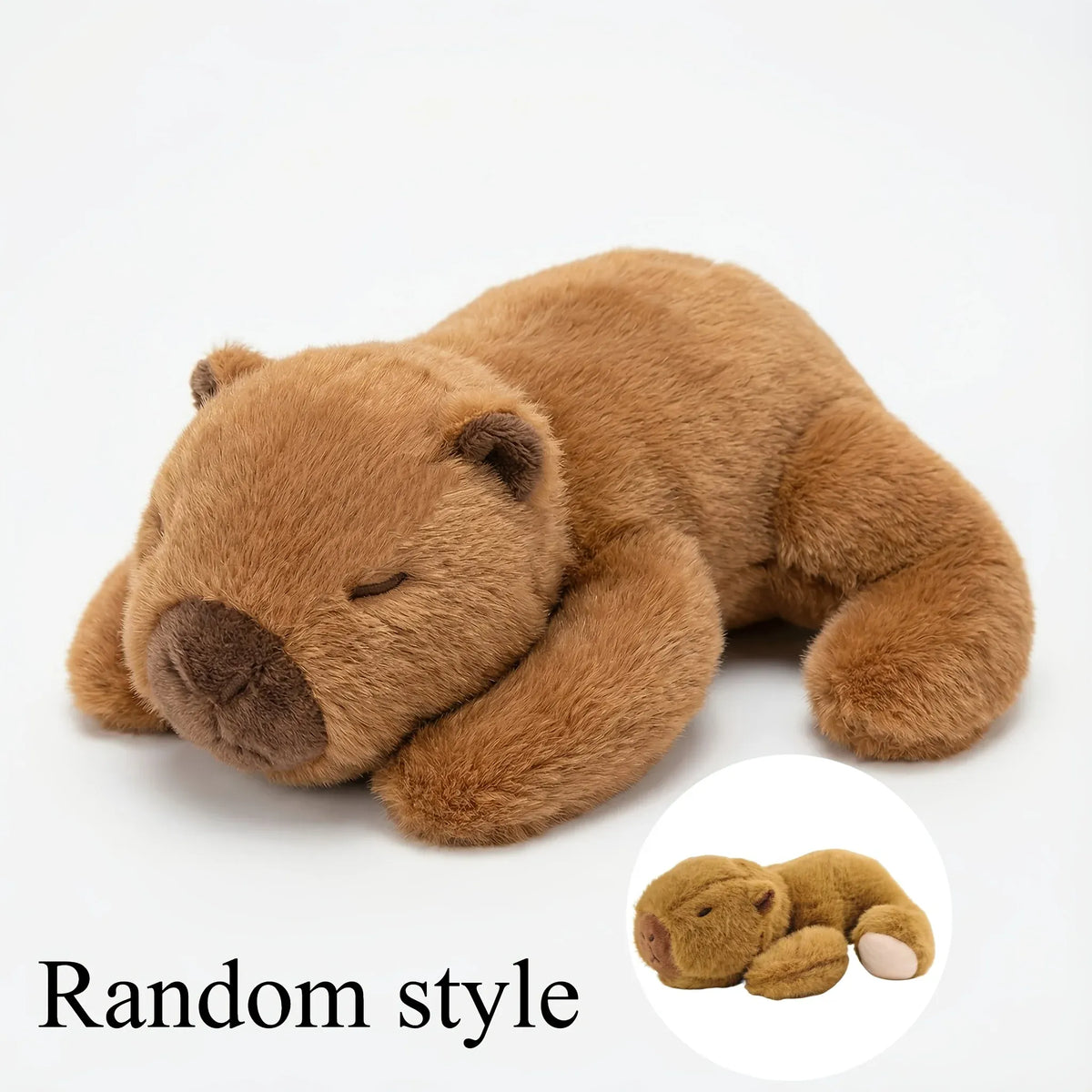 Capybara Knuffel | Zachte Pluche Capybara om mee te Knuffelen De Knuffel