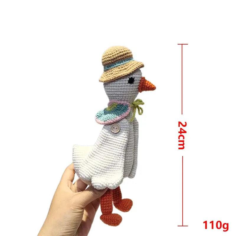 Gehaakte Gans Knuffel met Kleding | Handgemaakt in 3 Modellen De Knuffel Model 2
