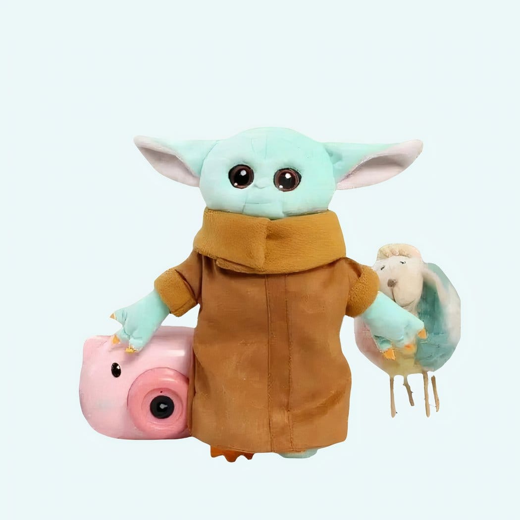 Groene Baby Yoda Knuffel Star Wars Pluche De Knuffel