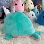 Groene Knuffel Walvis Eenhoorn Ultra Zacht Pluche De Knuffel