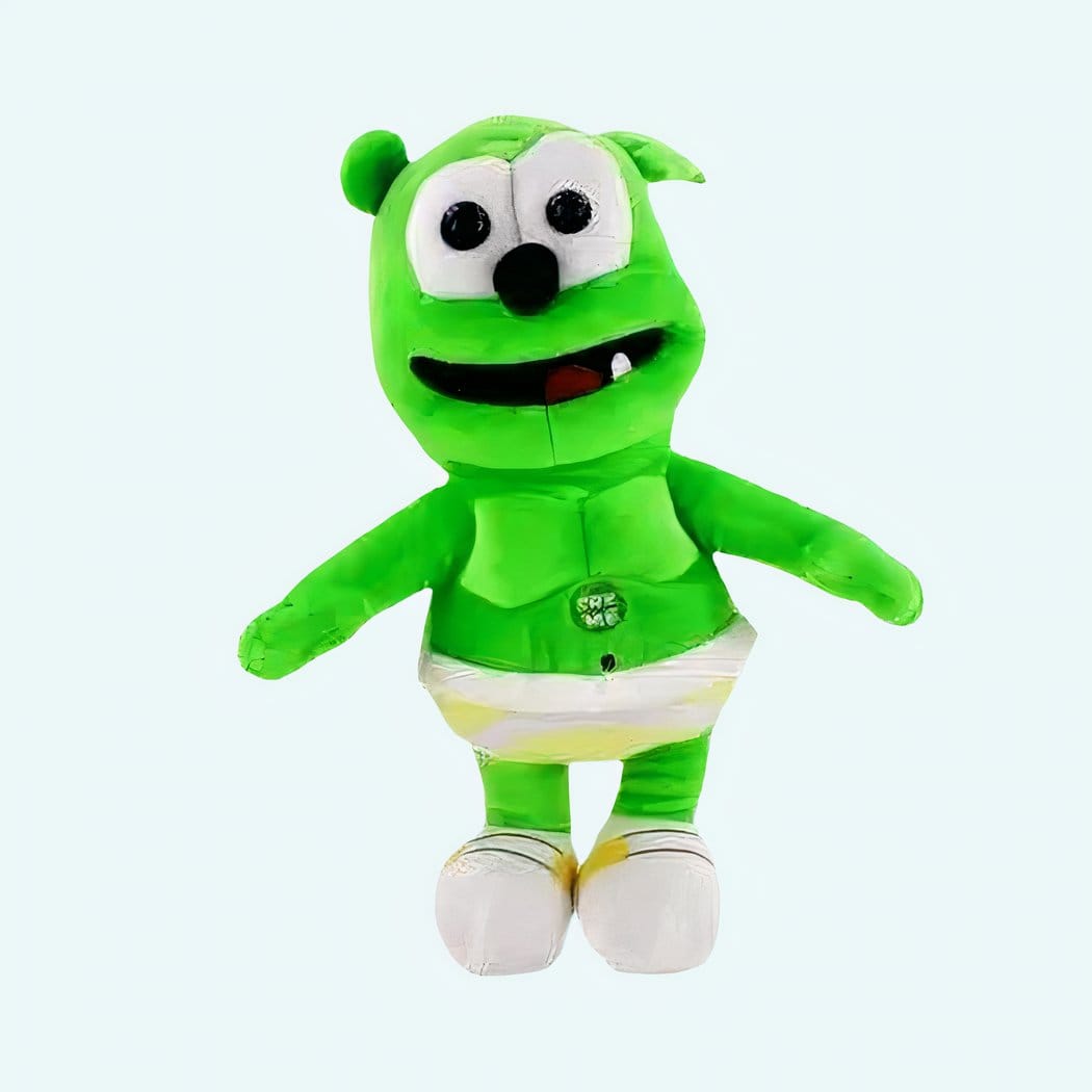 Groene Muzikale Knuffel Met Zachte Ecologische Materialen De Knuffel