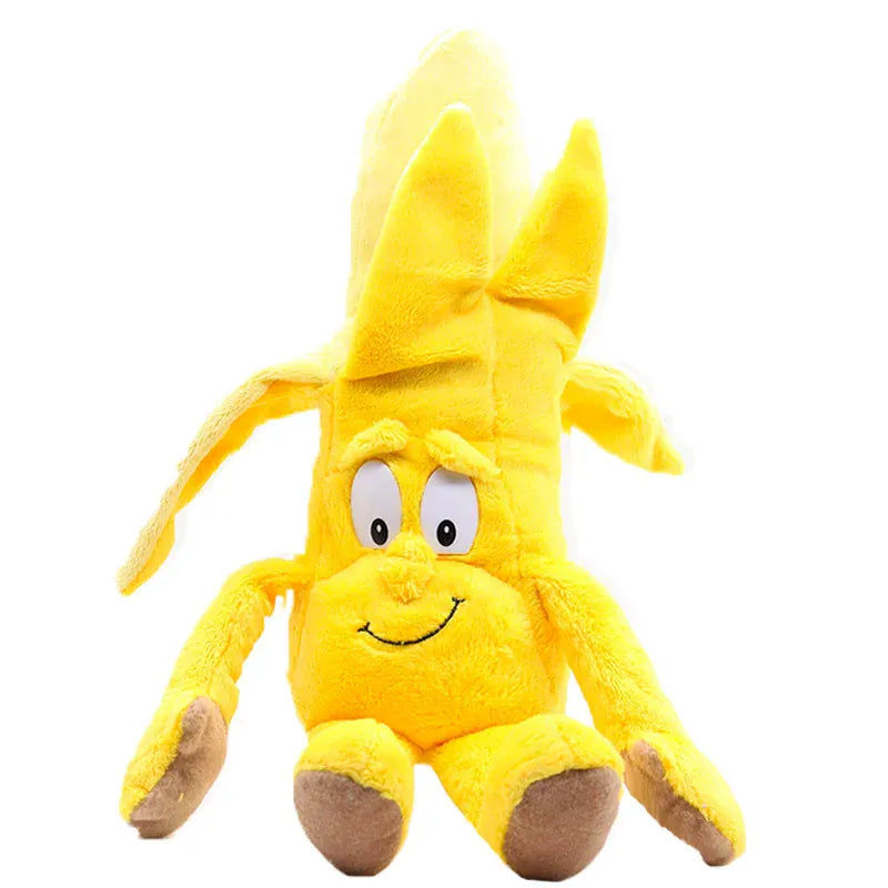 Groente en Fruit Knuffel 25 cm | Pluche Aardbei en Broccoli De Knuffel Banaan