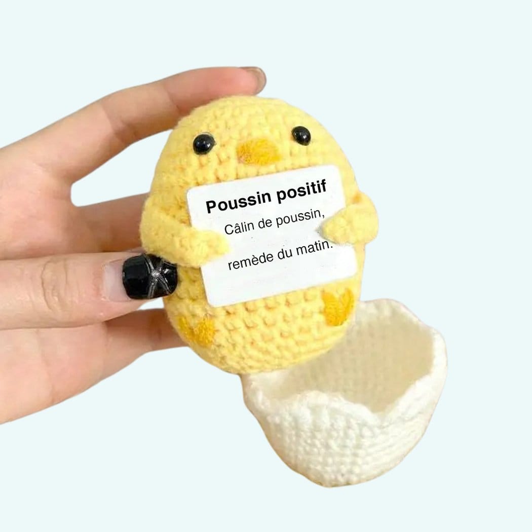 Handgemaakte Gehaakte Knuffel Kuikentje Zacht En Troost De Knuffel geel