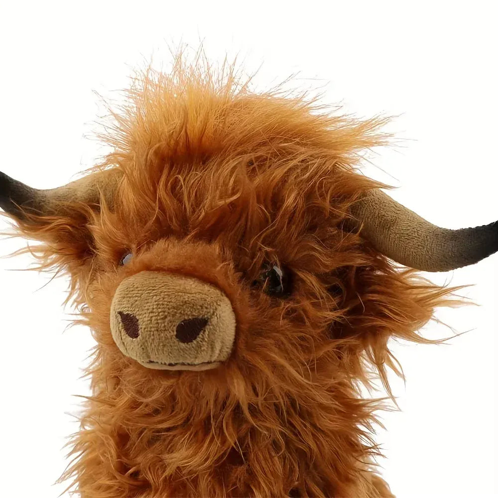Hooglander Knuffel Crème 25 cm | Pluche Schotse Koe De Knuffel