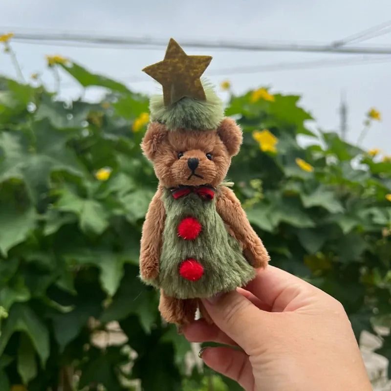 Kerst Teddybeer Knuffel | Beertje in Kerstboompakje De Knuffel