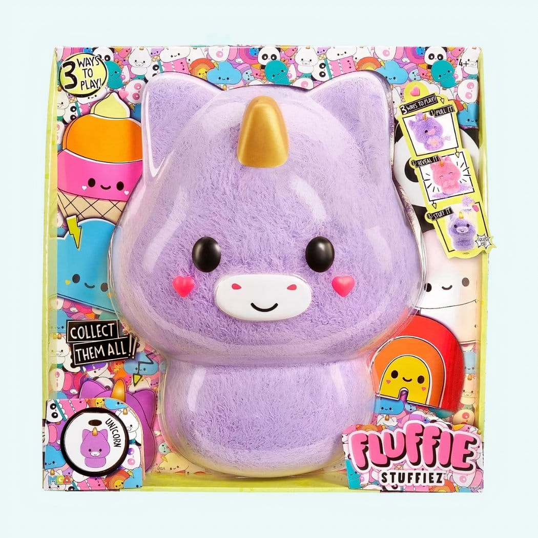 Knuffel Fluffie Stuffiez Reuzen Groot Formaat Megazachte Bondgenoot De Knuffel Eenhoorn