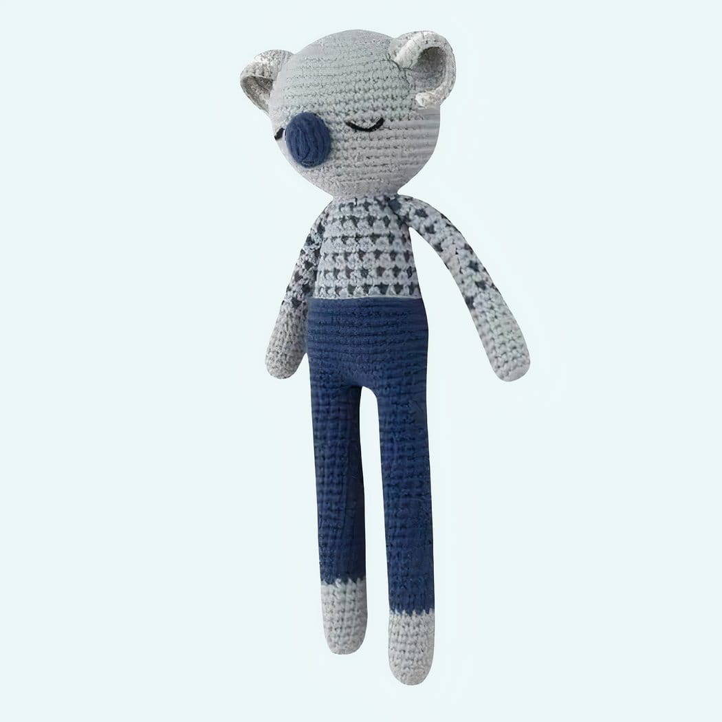 Knuffel Koala Tricot 21 Cm Gebreide Speelkameraad Uit Tricot Lijn De Knuffel