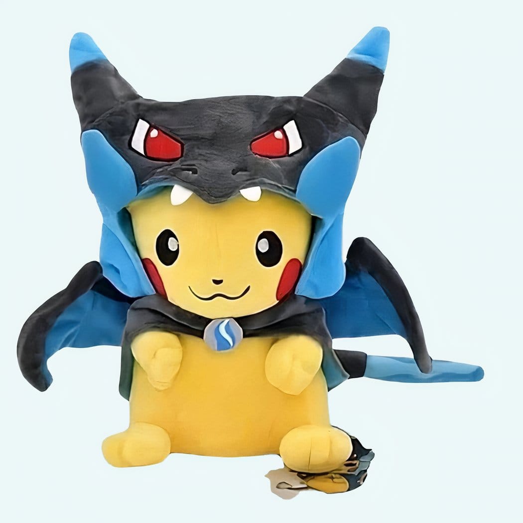 Knuffel Pikachu Verkleed Als Méga Dracaufeu X Pokémon De Knuffel