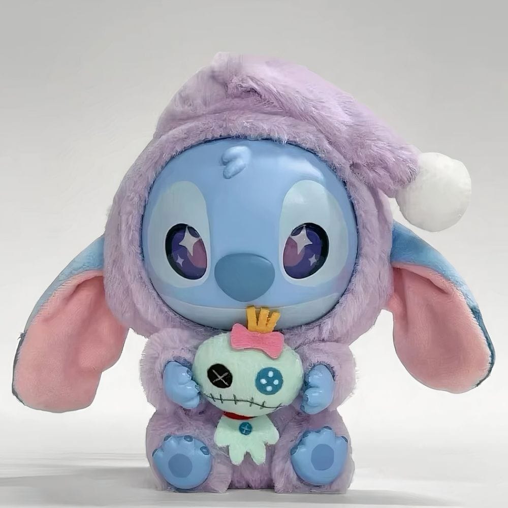 Knuffel Stitch Labubu-stijl Zacht Speels Dier Creatie De Knuffel Stitch Mystère
