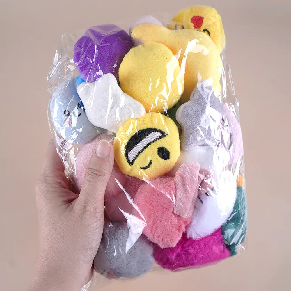 Mini Knuffeltjes 6 cm | Pluche Diertjes Konijn en Beer De Knuffel