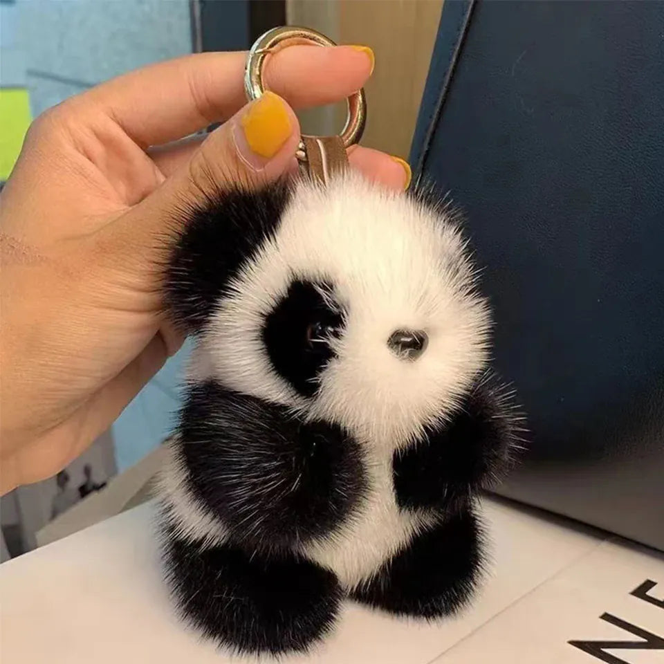 Mini Panda Knuffel Sleutelhanger | Zachte Pluche De Knuffel