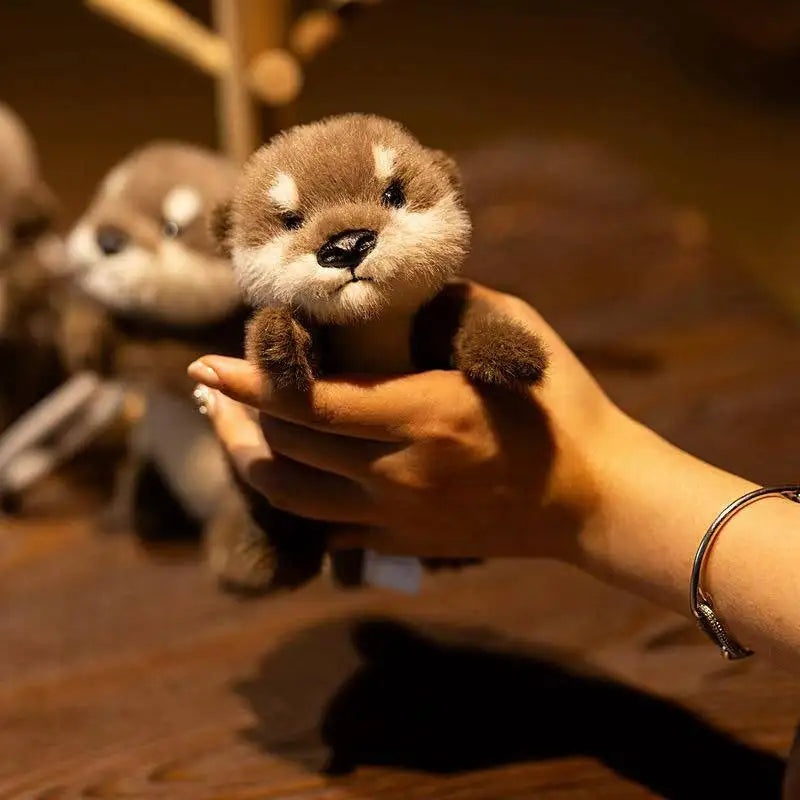 Otter Knuffel Sleutelhanger | Zachte Pluche Tashanger De Knuffel