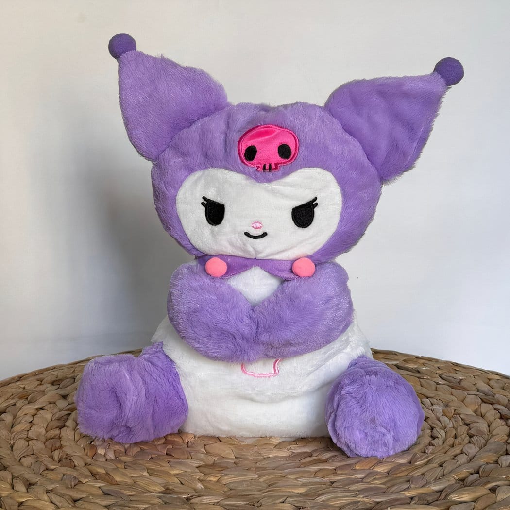 Paars Knuffel Nachtlampje Hello Kitty Kuromi Ademend Met Zacht Licht De Knuffel model-2