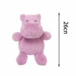 Paars Nijlpaard Knuffel Mini Voor Kinderkamer De Knuffel