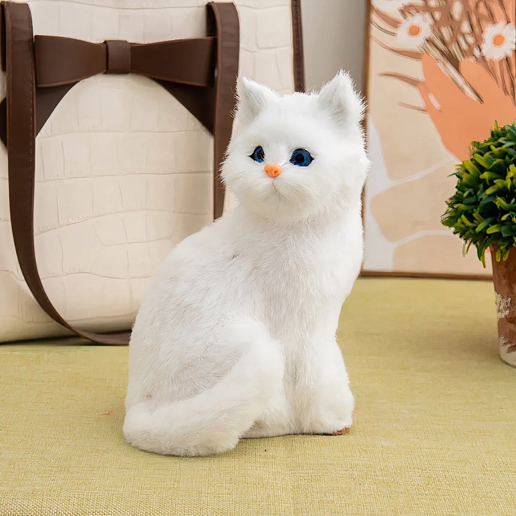 Realistische Kat Knuffel Superzacht Met Zachte Vacht En Ogen De Knuffel Model 5