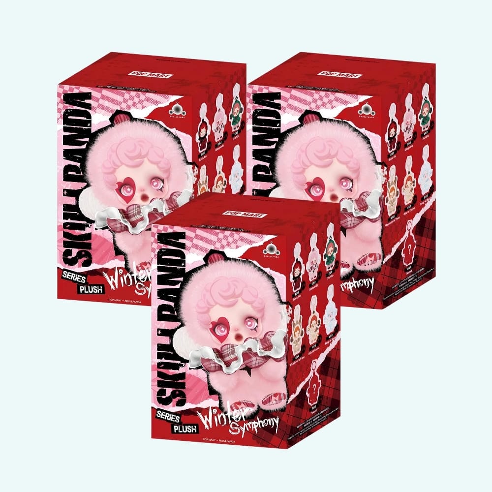 Skullpanda Blind Box Knuffel Winter Symphony Sneeuwwereld De Knuffel set-van-3