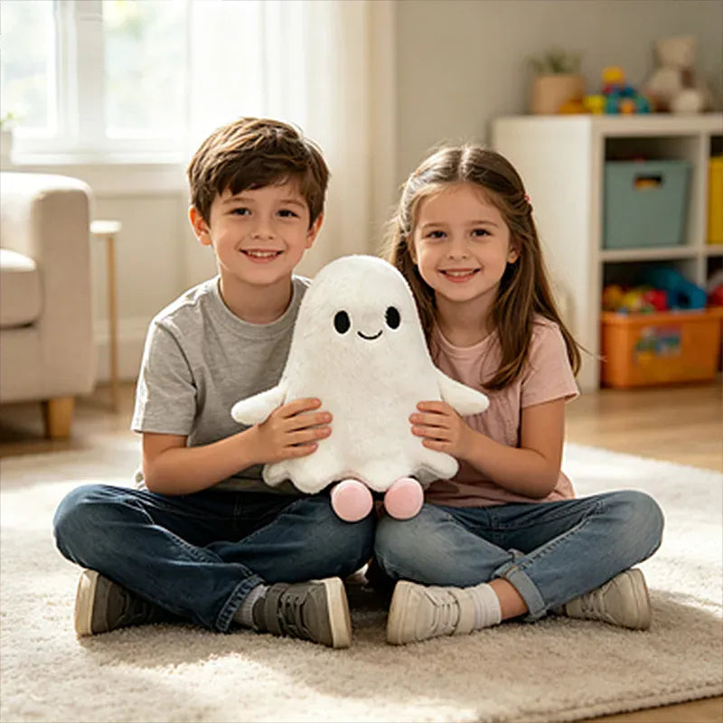 Spookje Knuffel 30 cm | Schattig Wit Halloween Spook De Knuffel