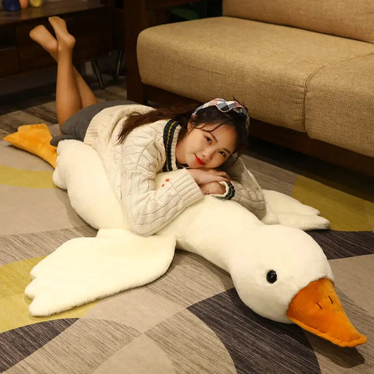 XXL Gans Knuffel 50 tot 130 cm | Lange Gans in 7 Kleuren De Knuffel