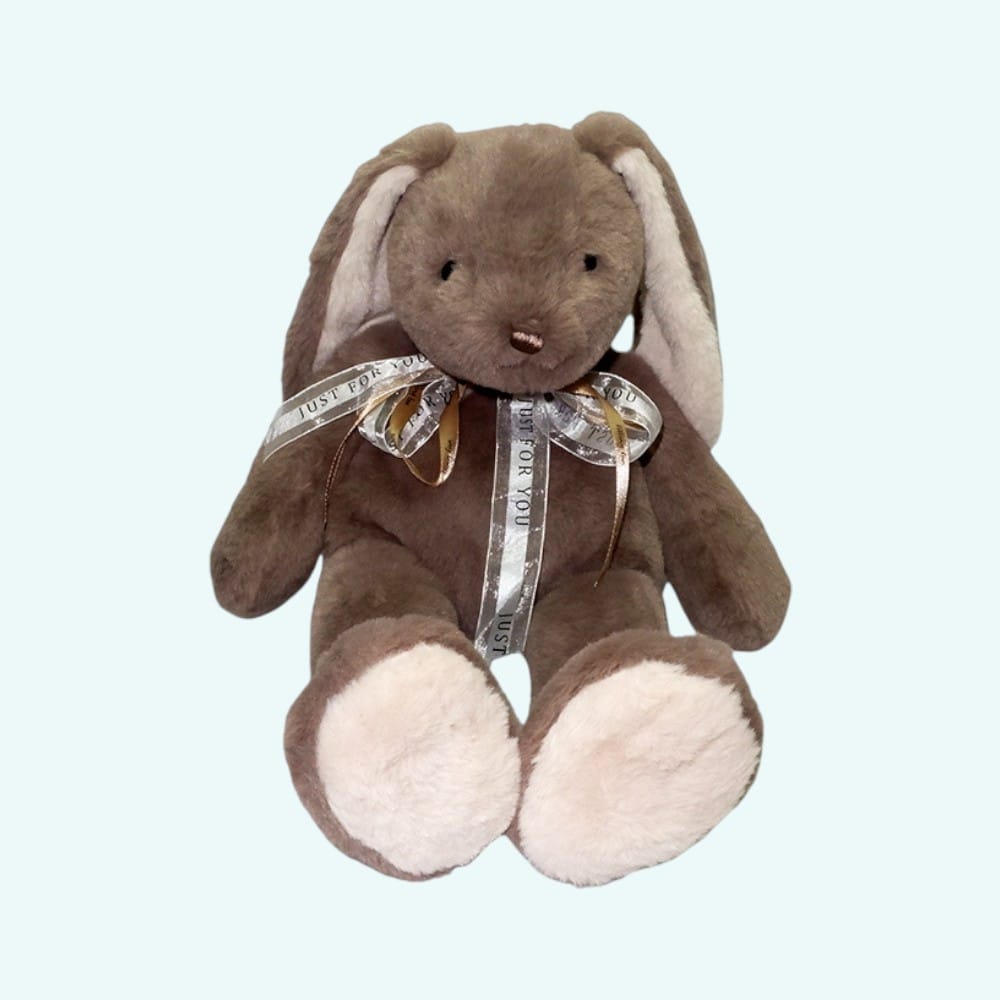 Zacht Magnetron Konijn Knuffel Bouillotte Met Bloemige Geur De Knuffel bruin