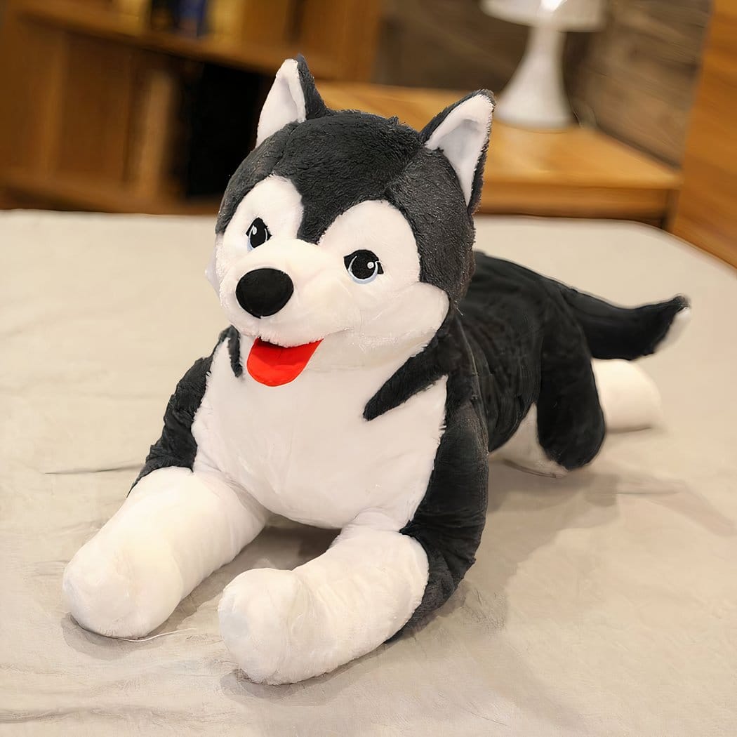 Zachte Husky Knuffel Schattig Troostende Knuffgenoot voor Kinderen De Knuffel 70cm