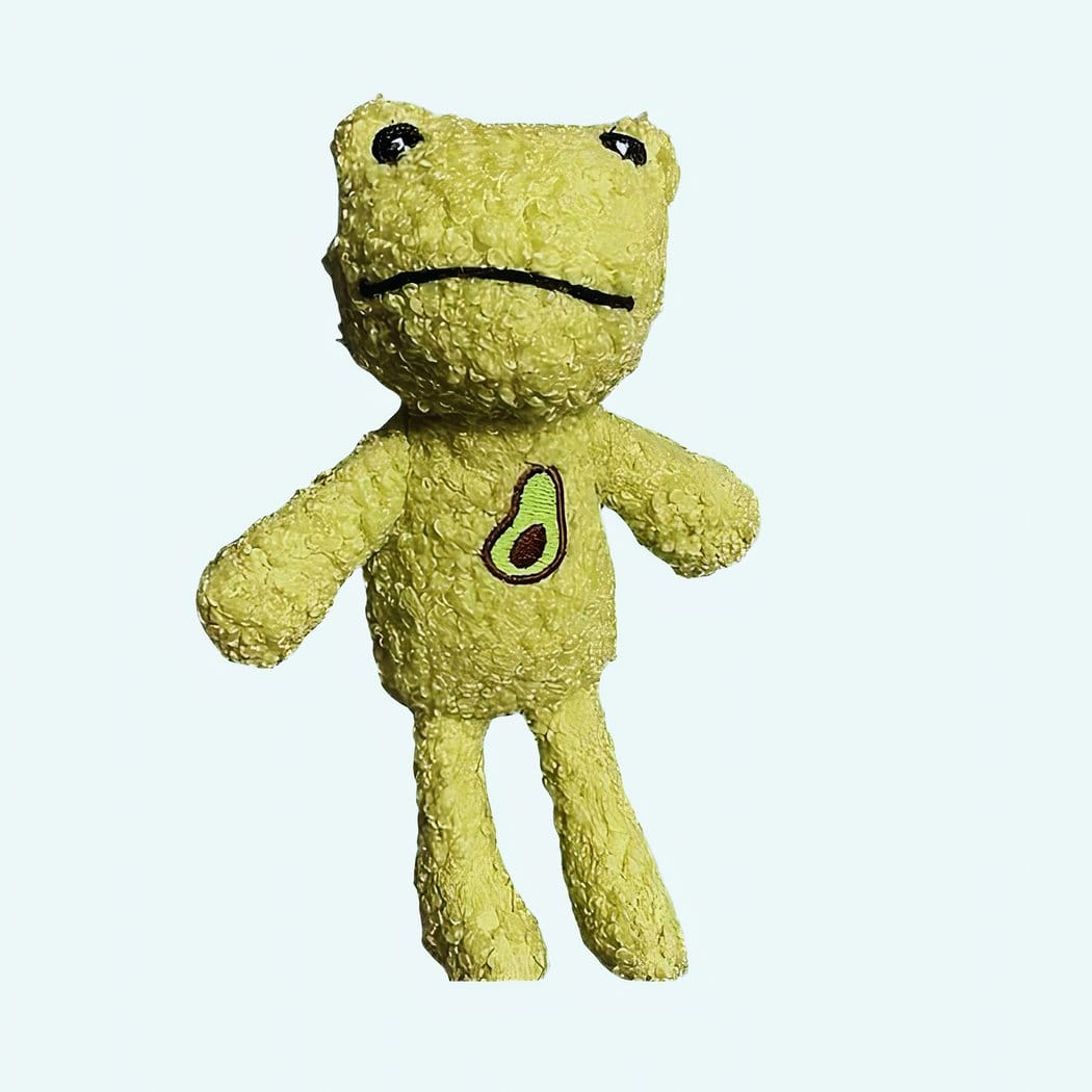 Zachte Knuffel Kikker Met Avocado Voor Babykamer De Knuffel