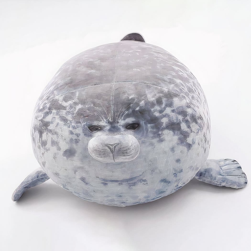 Zeehond Knuffel Kussen Zachte Vulling Voor Kinderen Schattig Vorm De Knuffel 40cm / grijs