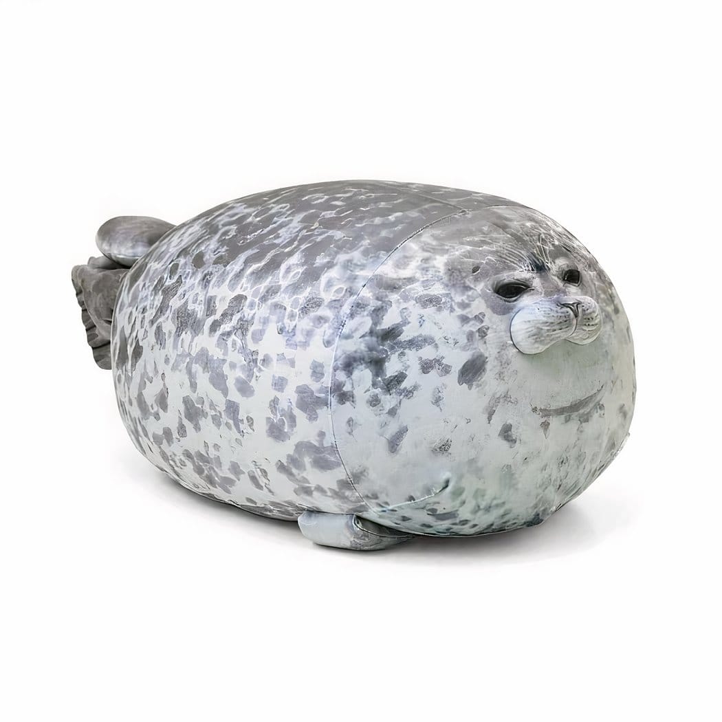 Zeehondvorm Knuffel Kussen Zachte Pluche Voor Bank En Slapen De Knuffel 20cm / grijs