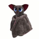 Donker Sfeervolle Halloween Knuffel Vleermuis met Zachte Vacht De Knuffel