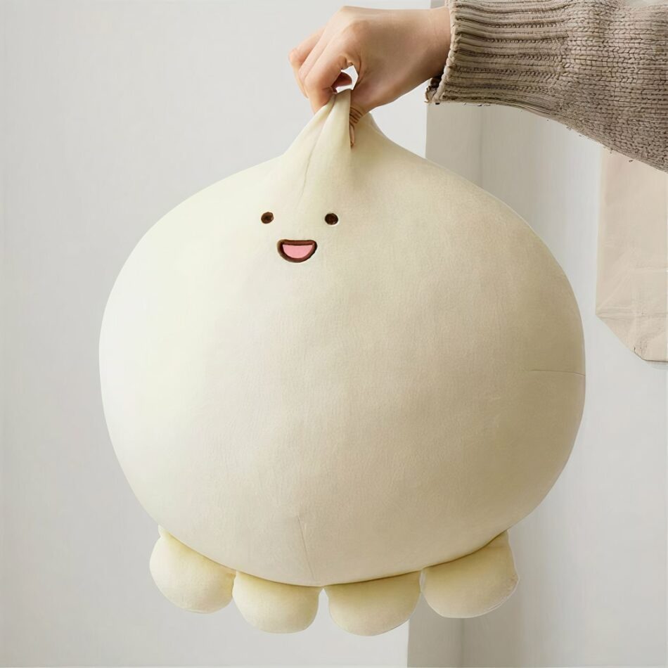 Coussin peluche poulpe