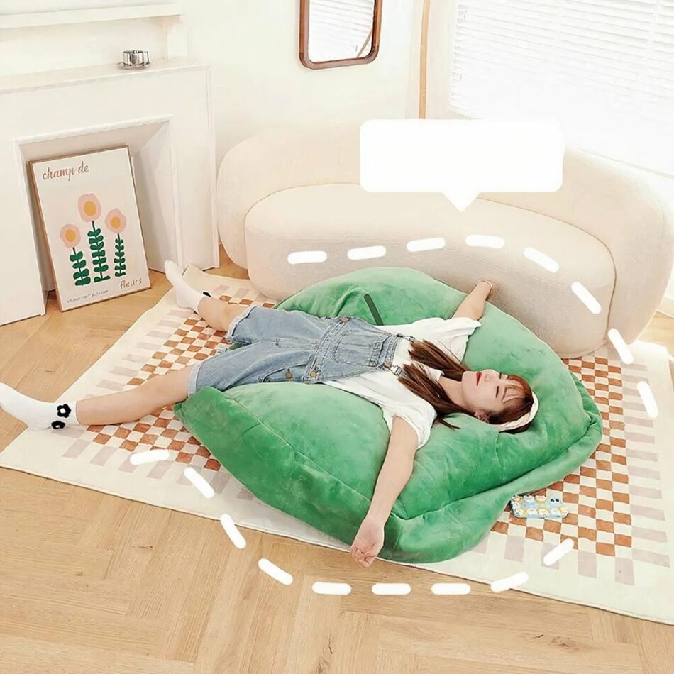 Coussin peluche carapace de tortue