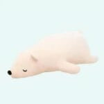 90 Cm Witte Knuffel Beer Slapend Zachte Slaapknuffel De Knuffel