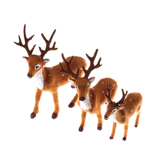 Rendier Kerstknuffel 15, 20 en 25 cm