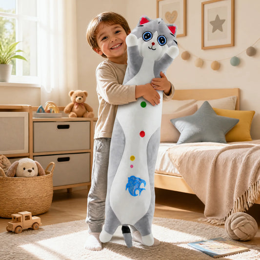 Kat Knuffelkussen XXL 100 cm