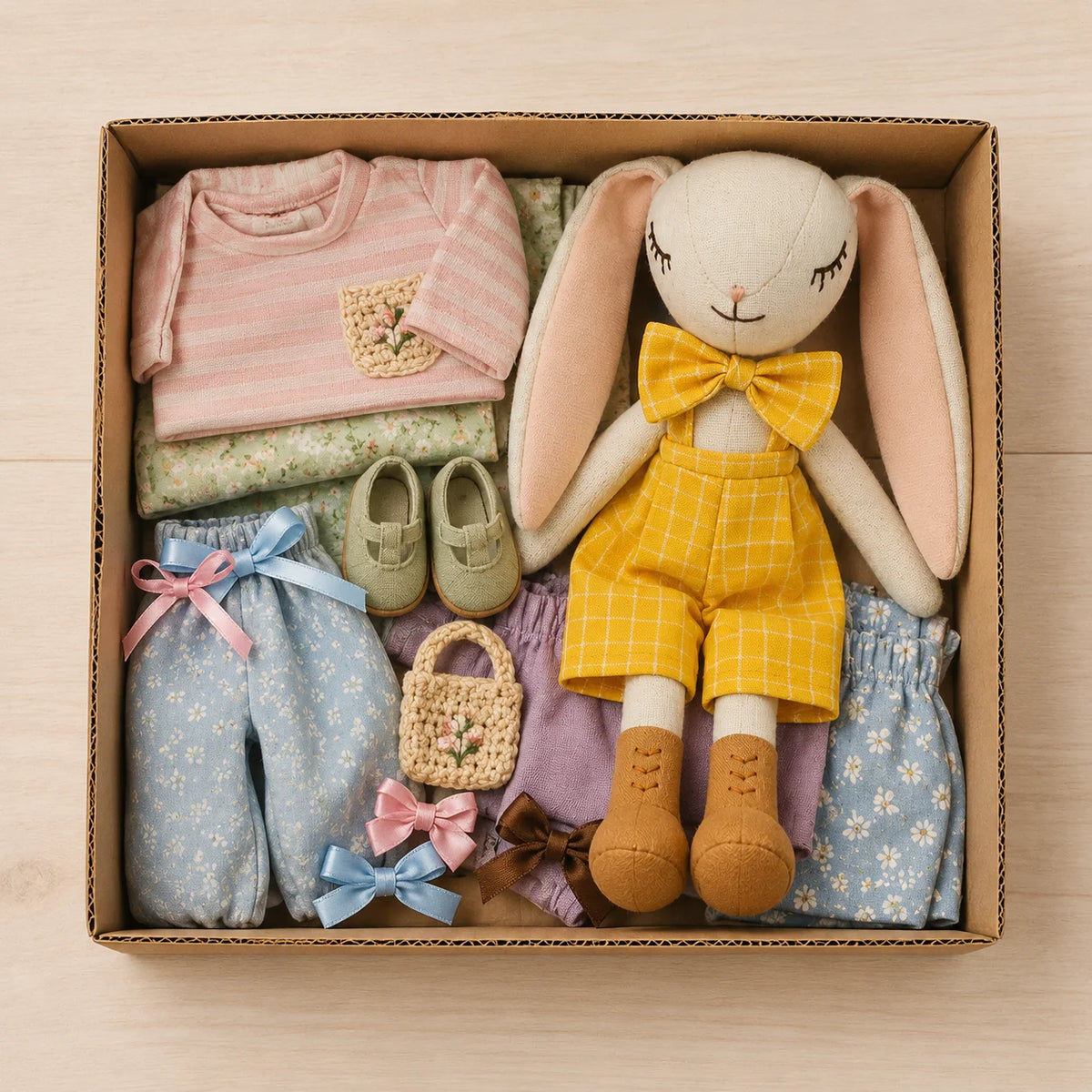 Konijn Knuffel Familie Set