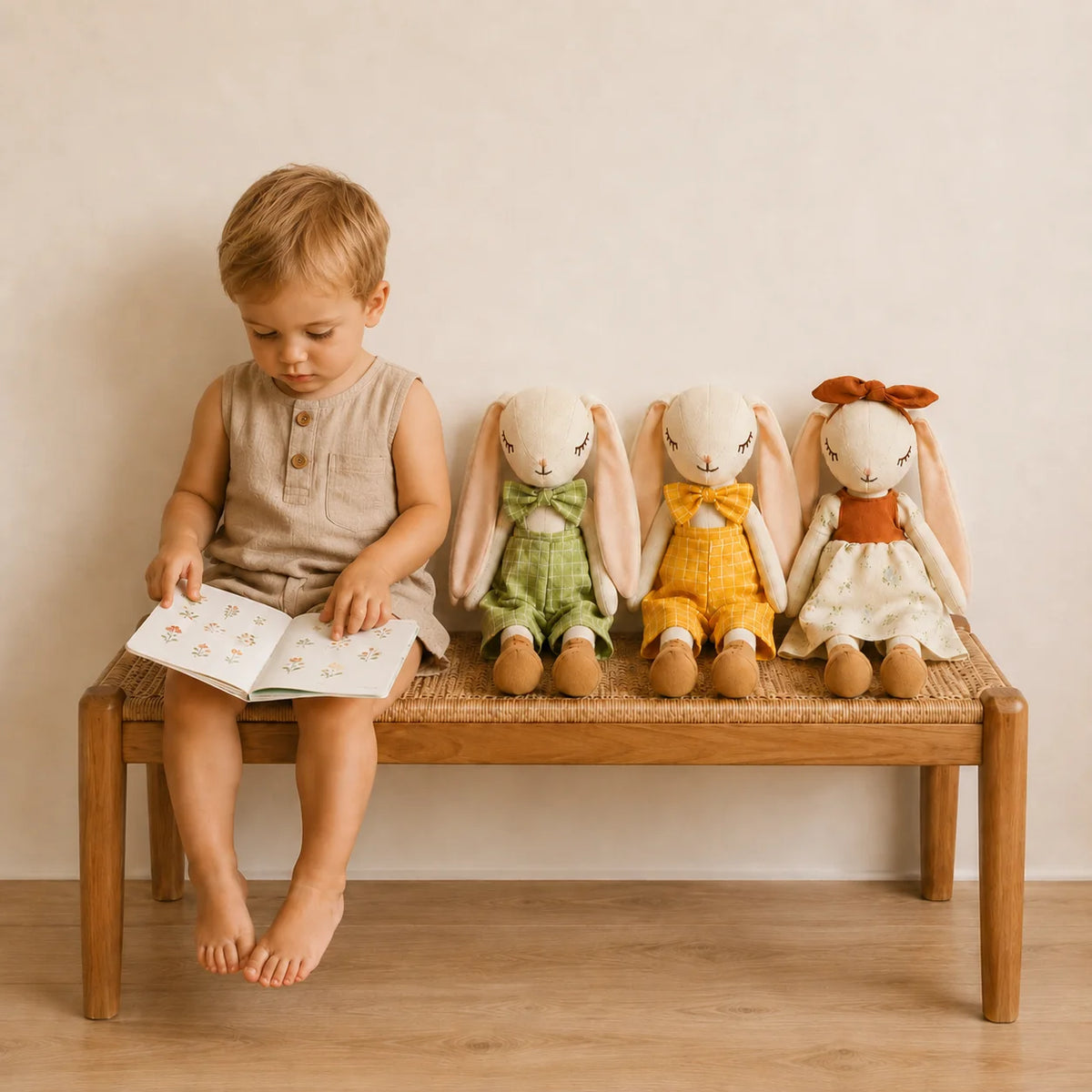 Konijn Knuffel Familie Set