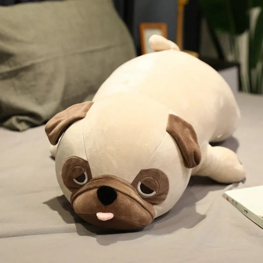Mopshond Knuffelkussen 55 tot 90 cm