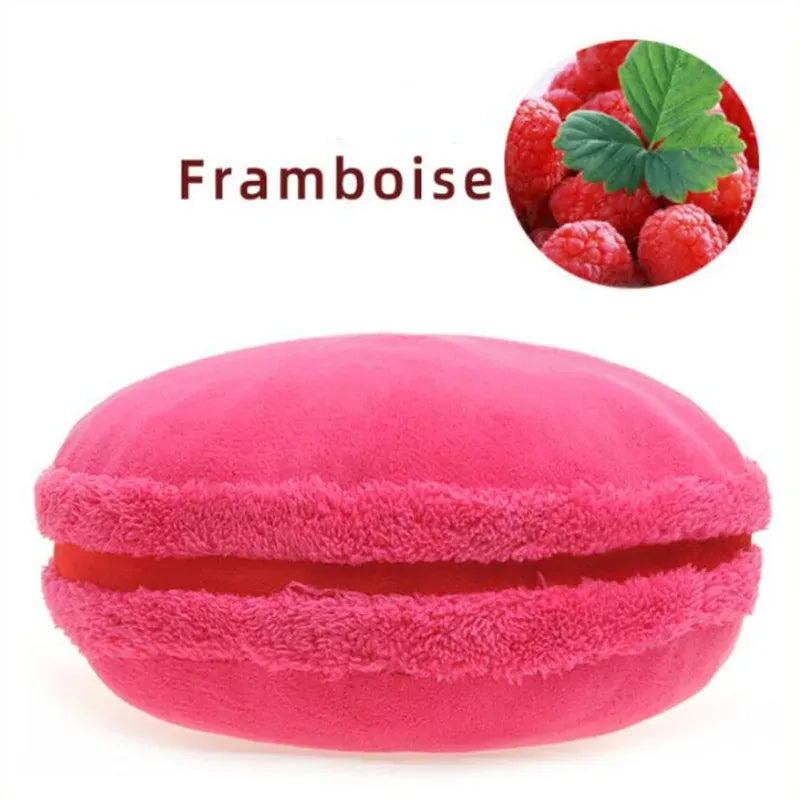 Macaron Kussen | Rond Pluche Sierkussen in 21 Kleuren