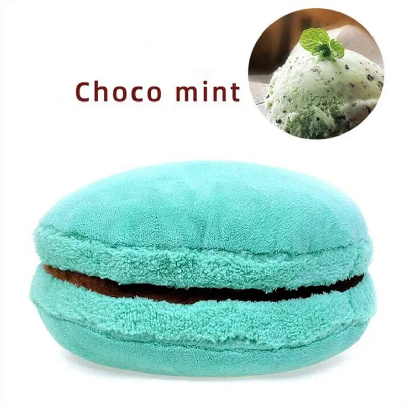 Macaron Kussen | Rond Pluche Sierkussen in 21 Kleuren