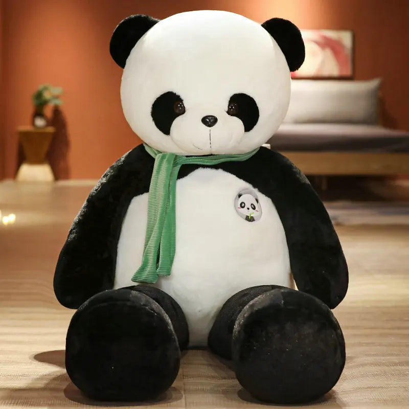 Panda Knuffel XXL 80 tot 120 cm | Met Sjaal