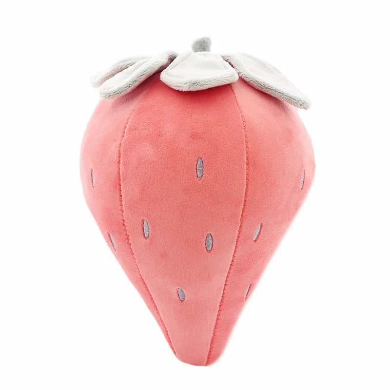 Aardbei Knuffelkussen 20 cm