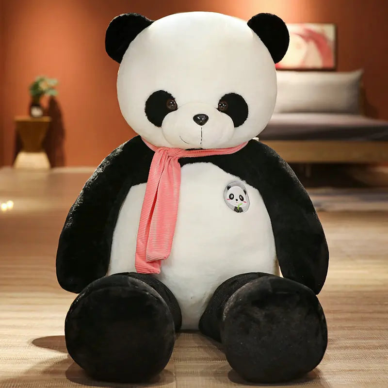 Panda Knuffel XXL 80 tot 120 cm | Met Sjaal